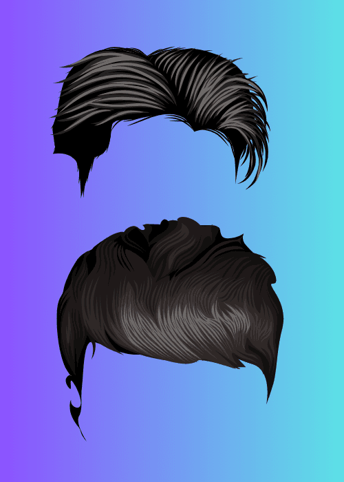 Stylish modern haircut