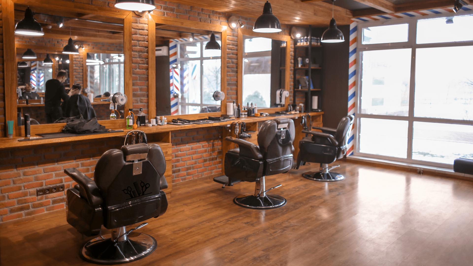 Modern salon interior